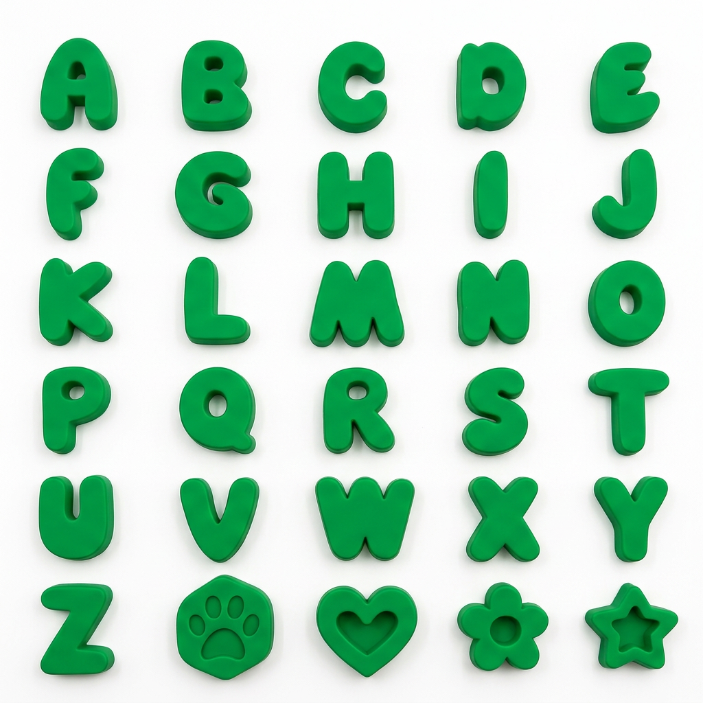 Forest Green alphabet thumbnail